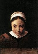 Portrait of a Young Girl Cornelis van Poelenburch